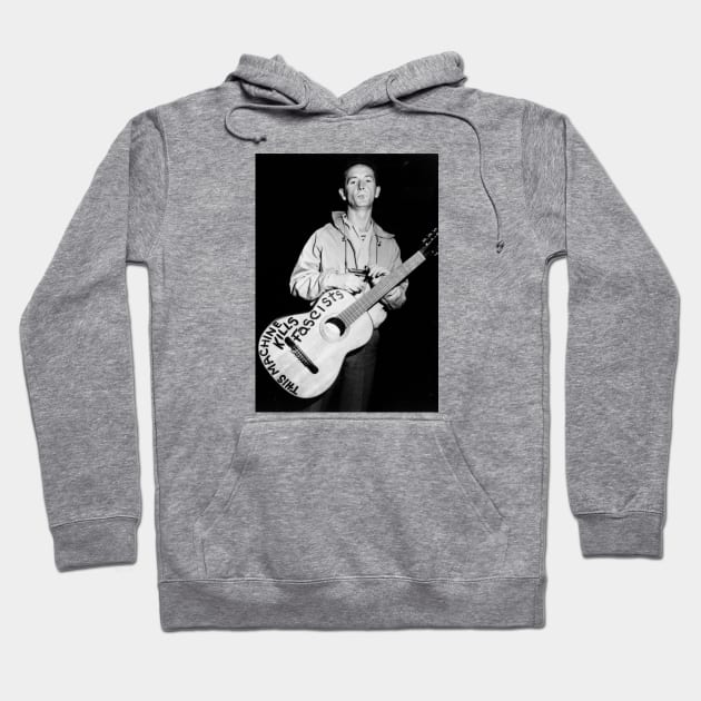 woody guthrie - this machine kills fascists Hoodie by MoSt90